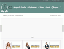 Tablet Screenshot of brautparadies.info